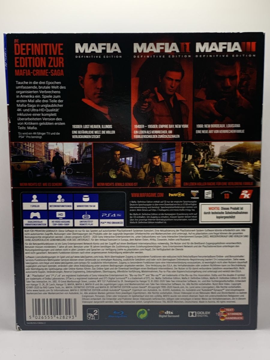 Sony Giochi: PS4 - Mafia Trilogy – Usato da Ostermundigen venduto da RG-Collector 1
