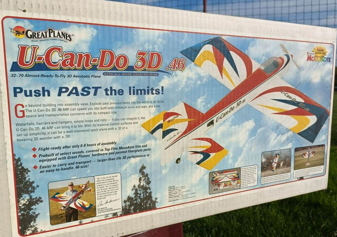 Modellismo RC: U-Can-Do 3D .46 – Nuovo e nell'imballaggio originale da Le Lignon venduto da Emr.14