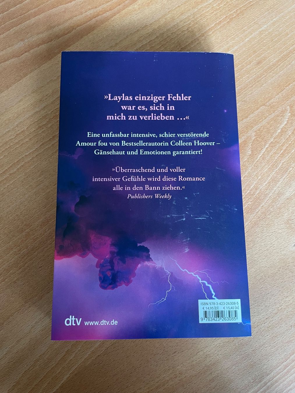 Bücher: Layla - Colleen Hoover – Neu (gemäss Beschreibung) aus Zürich von Ashley28 1