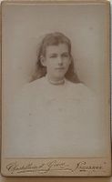 CDV Chastellin & Gross, Lausanne - junge Frau