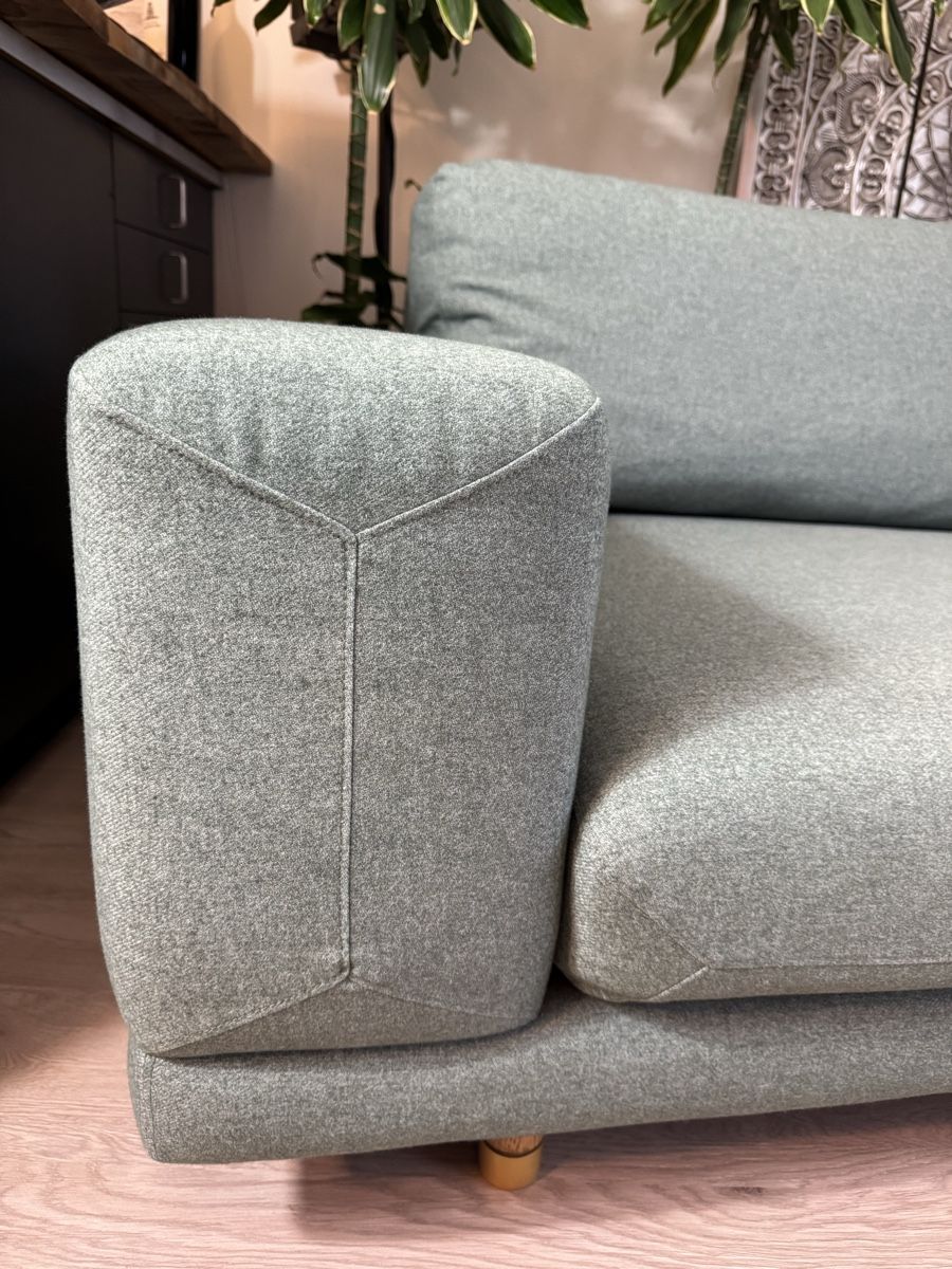 Pfister Divani: Retro 3er Sofa in hellblauem Stoffbezug, Pfister, Stoffcouch – Usato da Wettingen venduto da JasminL92-3 7