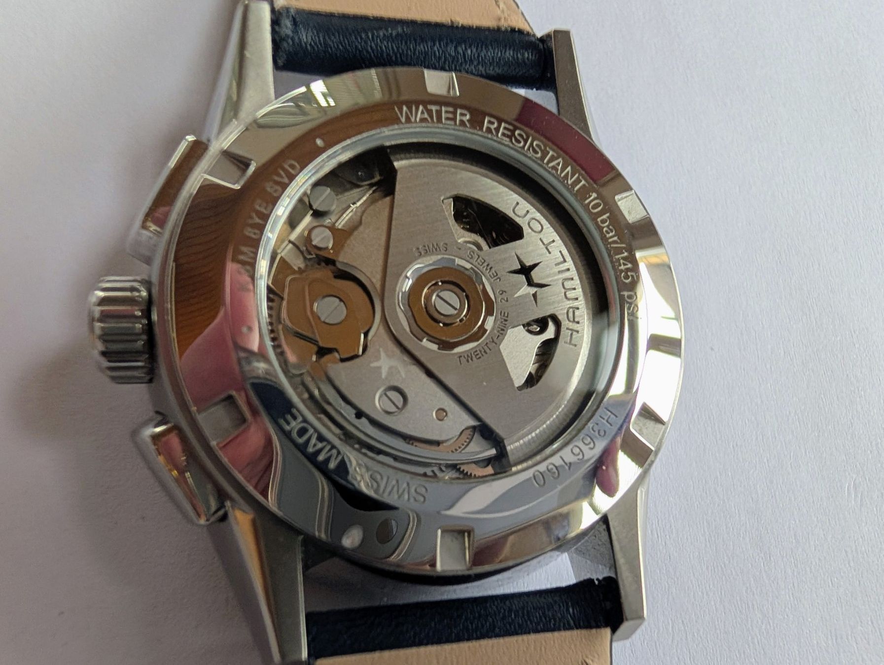Hamilton Orologi: Hamilton Jazzmaster Performer Automatic Chronograph wie neu – Nuovo (secondo la descrizione) da Hünenberg venduto da Deniweb 4