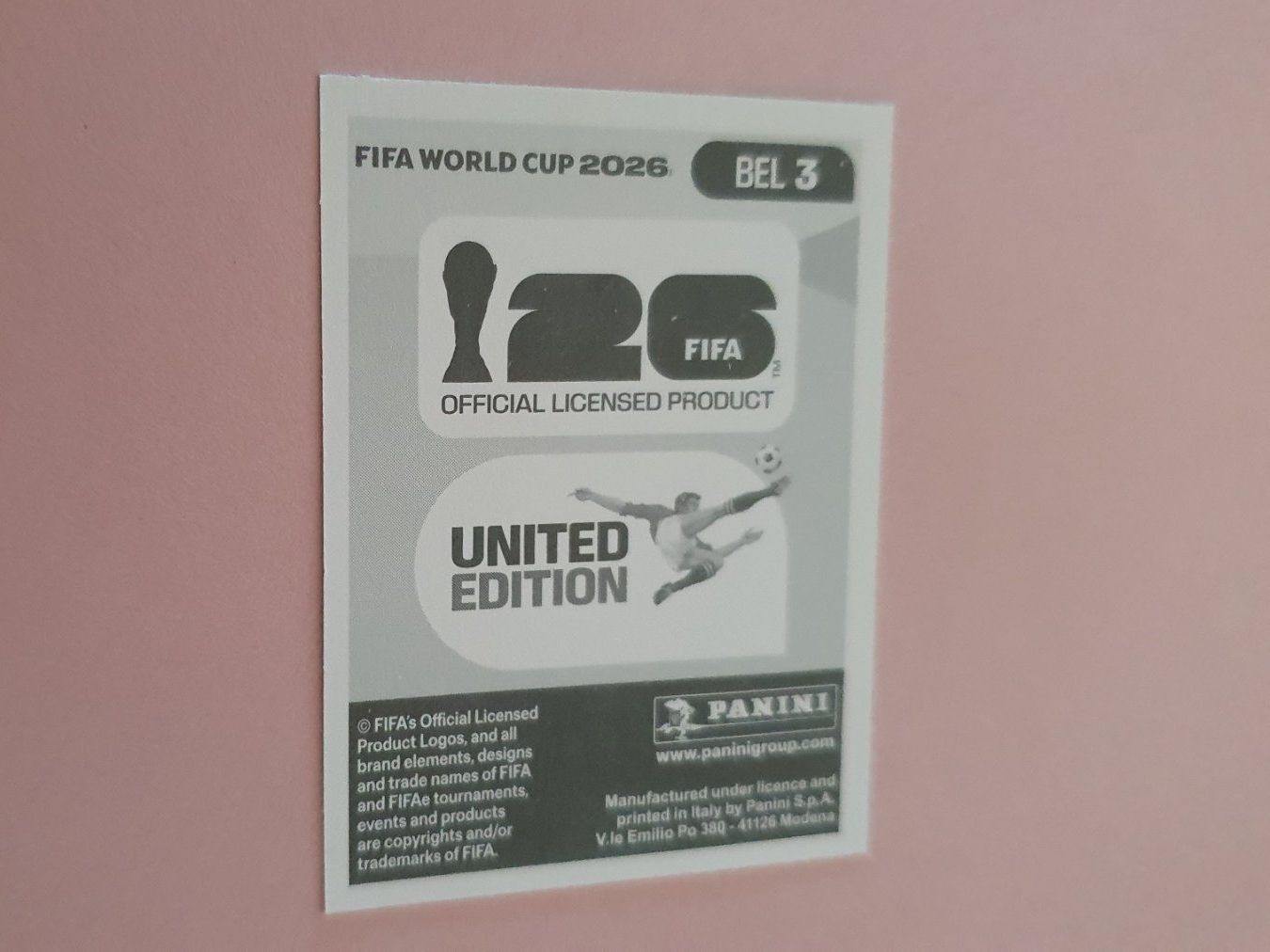 Panini Carte collezionabili: Panini WM 2026 - BEL 3 – Usato da Beromünster venduto da boeggy 1