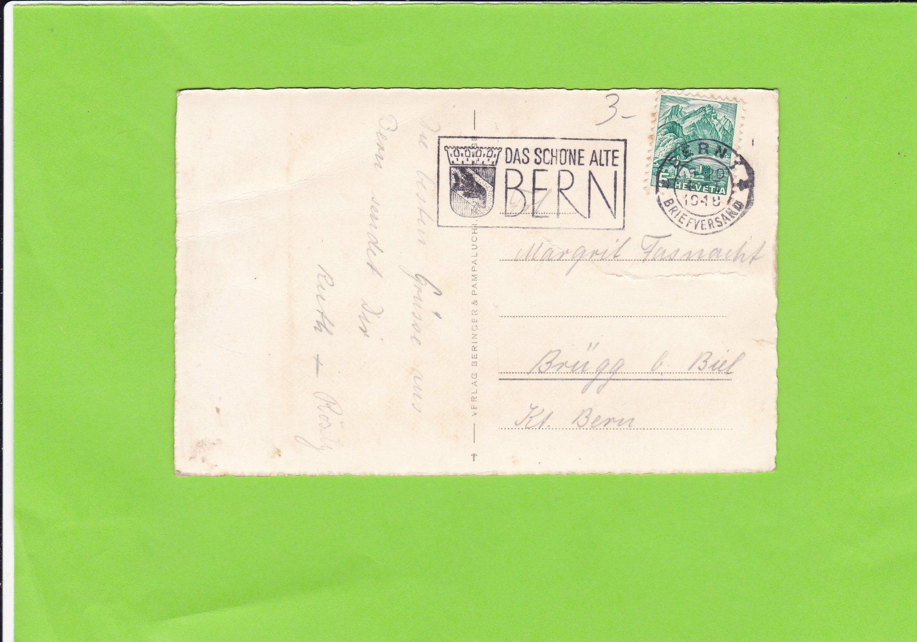 Cartoline postali: Bern, Jungbären mit Wärter – Usato da St. Peterzell venduto da neckertal 1