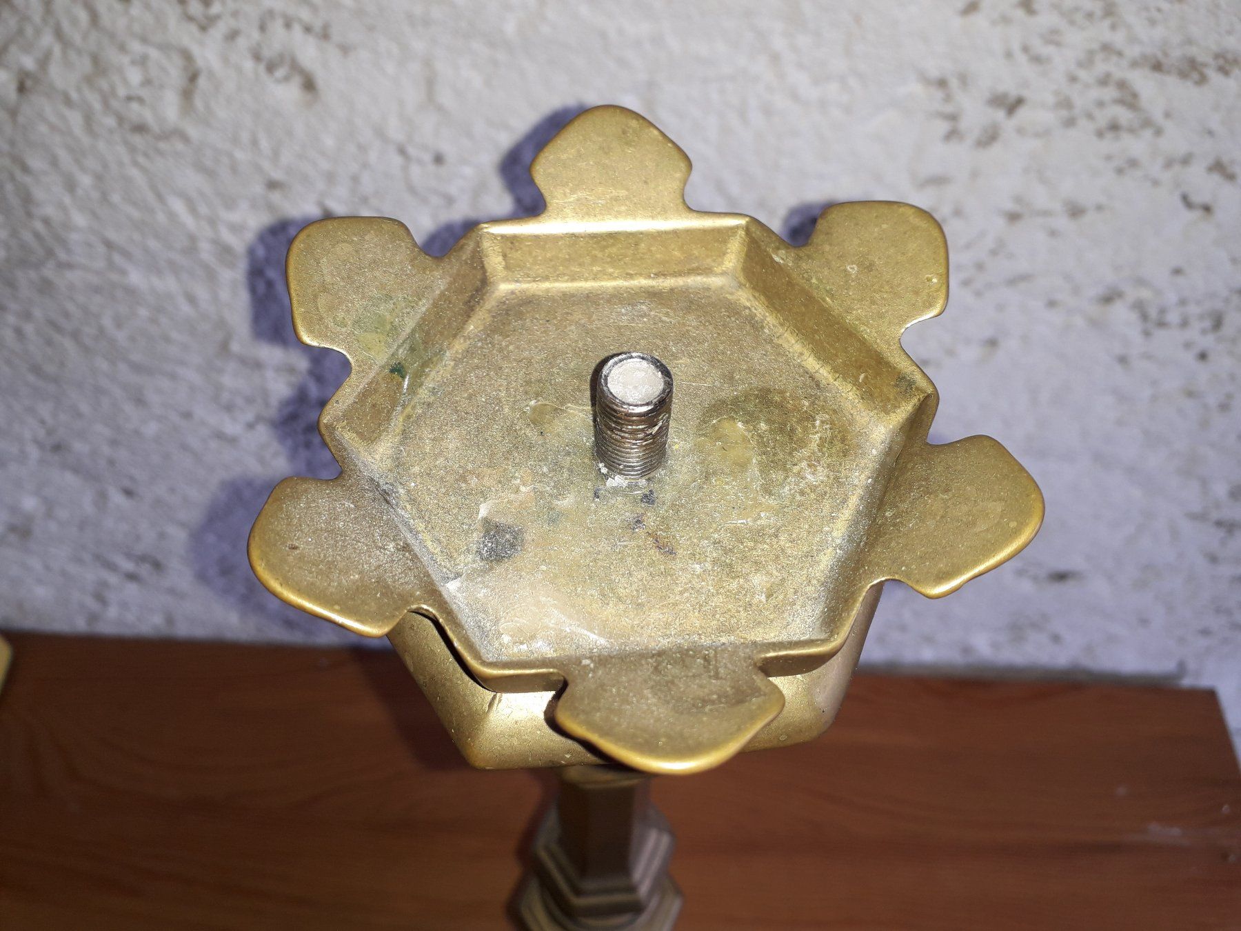 Portacandele: Antiker Kerzenständer  aus Messing - Altar Leuchter – Usato da Aeschi b. Spiez venduto da BAO 5