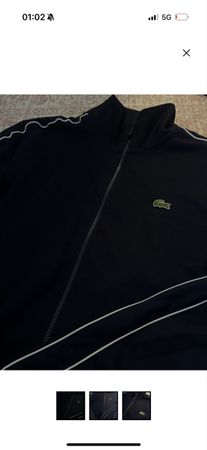 Lacoste Trainingsjacke dunkelblau Grösse L gut erhalten