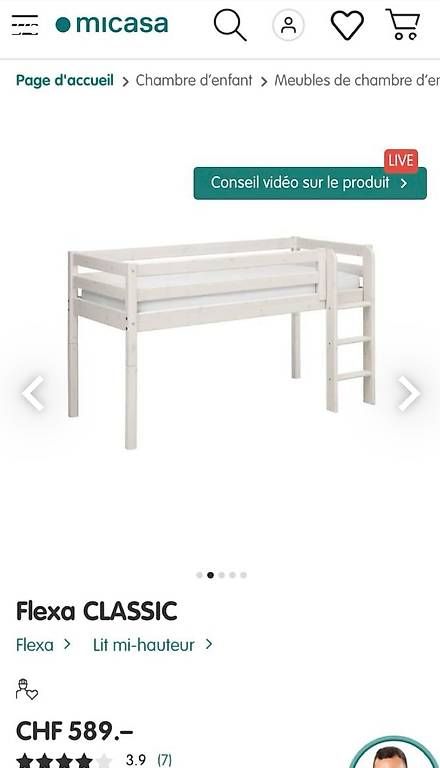 Betten: Lit enfant FLEXA modulaire – Gebraucht aus Bernex von by_stef