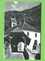 Gsteig b. Wilderswil, alte Holzbrücke u. Kirche Gsteig
