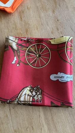 Hermès Paris Foulard “Coach & Sanddle”, 90x90cm (22)