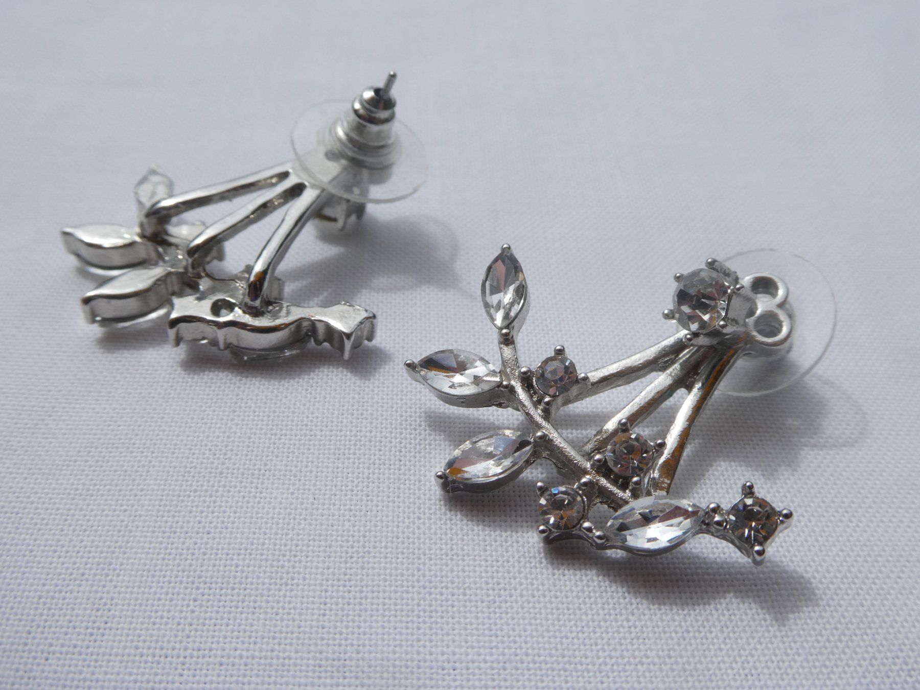 Orecchini pendenti & Orecchini a lobo: Ohrstecker mit Strasssteinen, Modeschmuck, neuwertig – Nuovo (secondo la descrizione) da Gattikon venduto da kaandooh 2