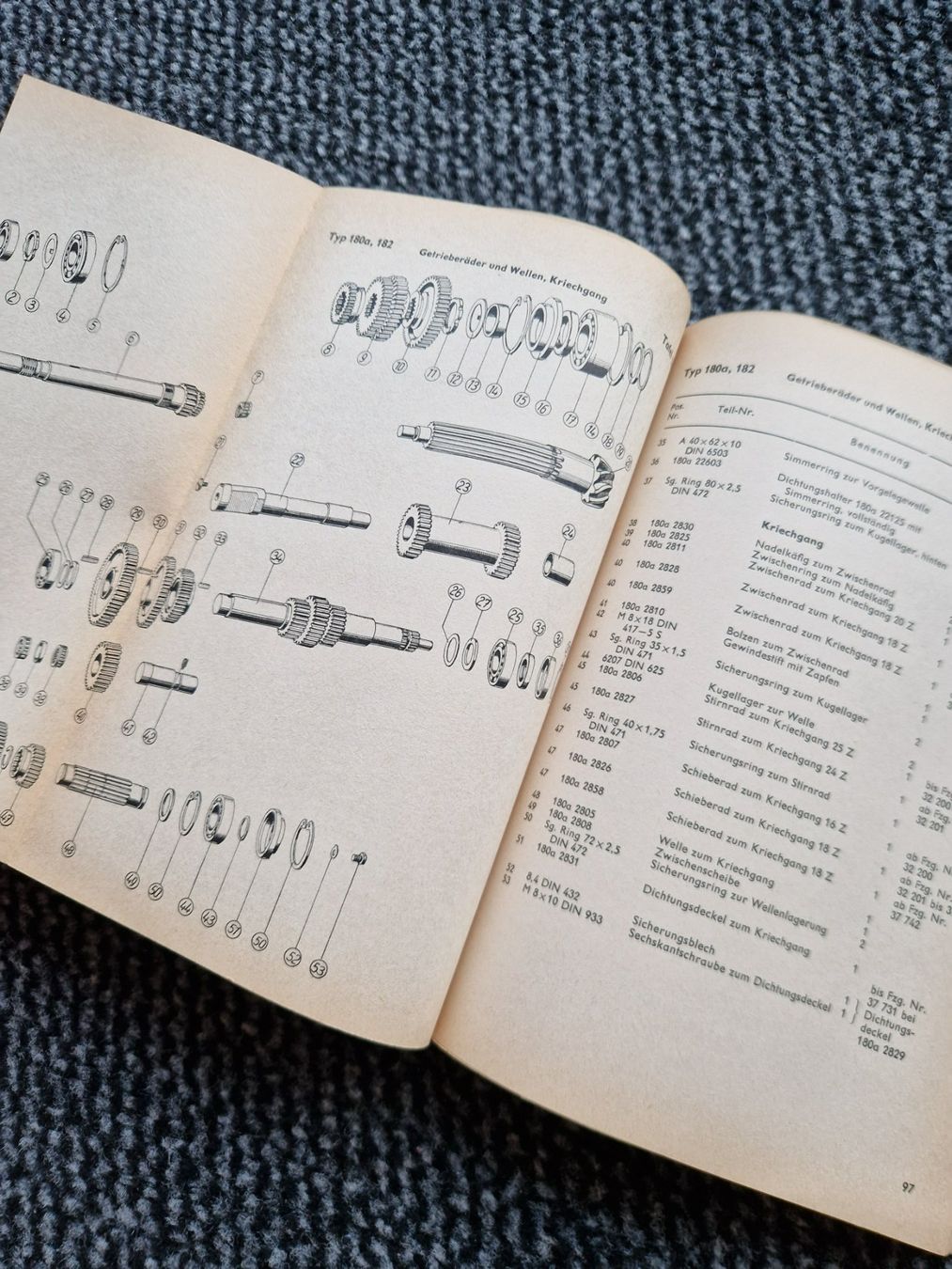 Steyr Trattori: Original Ersatzteilliste Steyr Traktor 180a + 182 – Usato da Dürnten venduto da Bachtel84 5