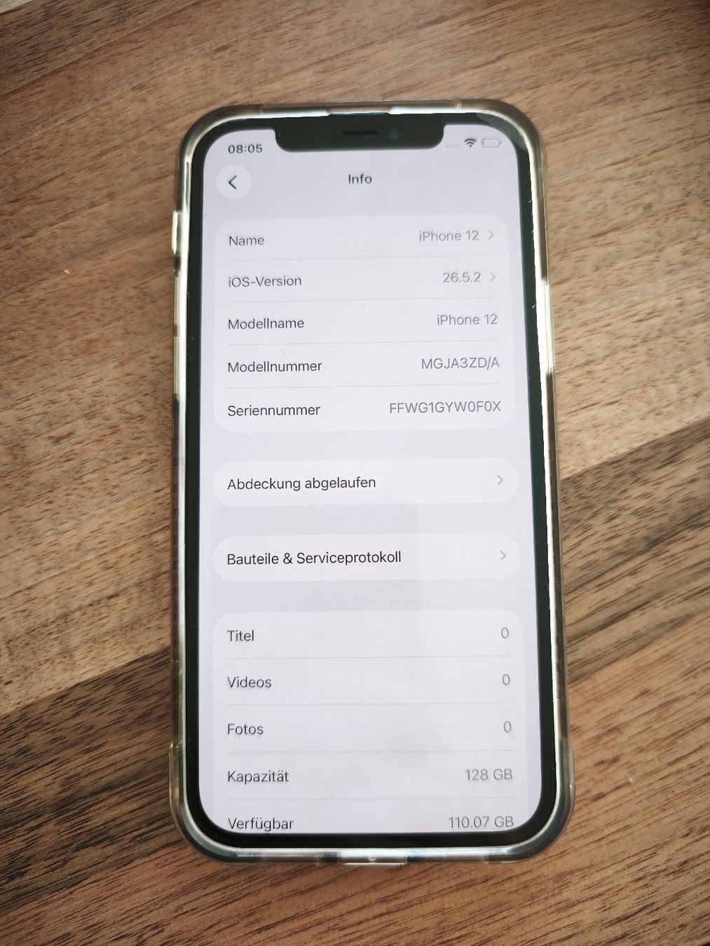 Apple Portables: iPhone 12 128GB schwarz – D'occasion à Hinwil par yar_q9tl 4