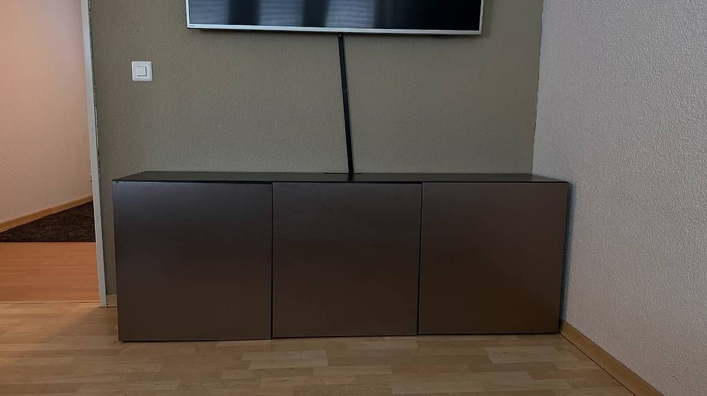 TV Möbel: Schwarz/anthrazit TV Möbel – Gebraucht aus Rotkreuz von ta_ti75