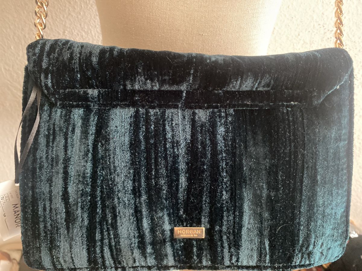 Altro in  Abbigliamento & Accessori: Sac Morgan neuf en velours vert – Nuovo e nell'imballaggio originale da Geneve venduto da pat_p76n 3