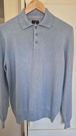 A.W. Dunmore Kaschmir Seide Herren Polohemd Gr. 50 Top!