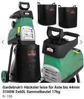 Gardebruk Leisehäcksler mit Walzentechnik