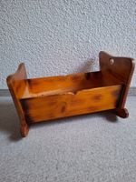 Puppenwiege, Puppenbett, Bett, Spielzeug, 50 cm, Vintage