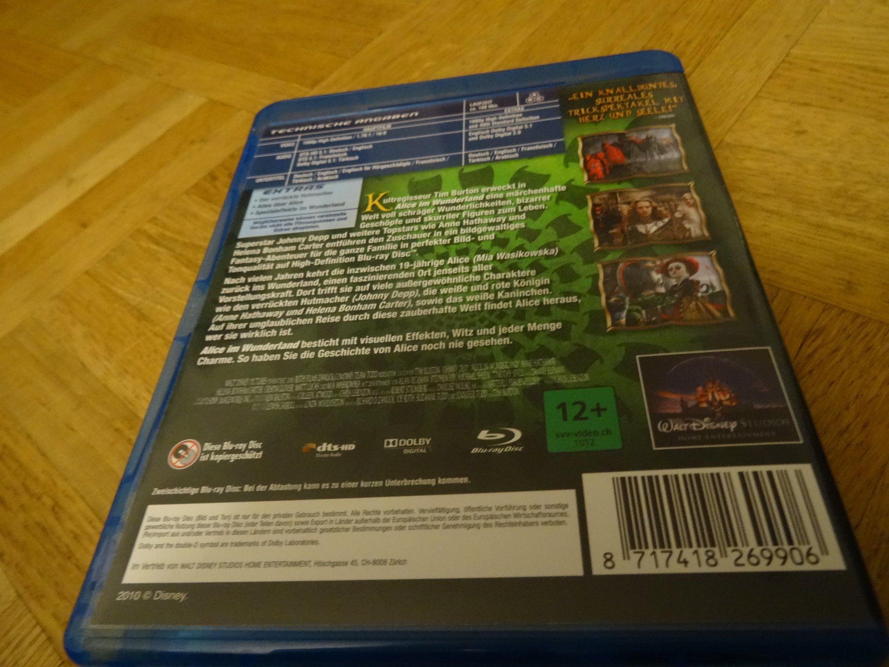 Tutti i DVDs: Alice im Wunderland Blu-ray – Usato da Olten venduto da Disc-Verkauf 2