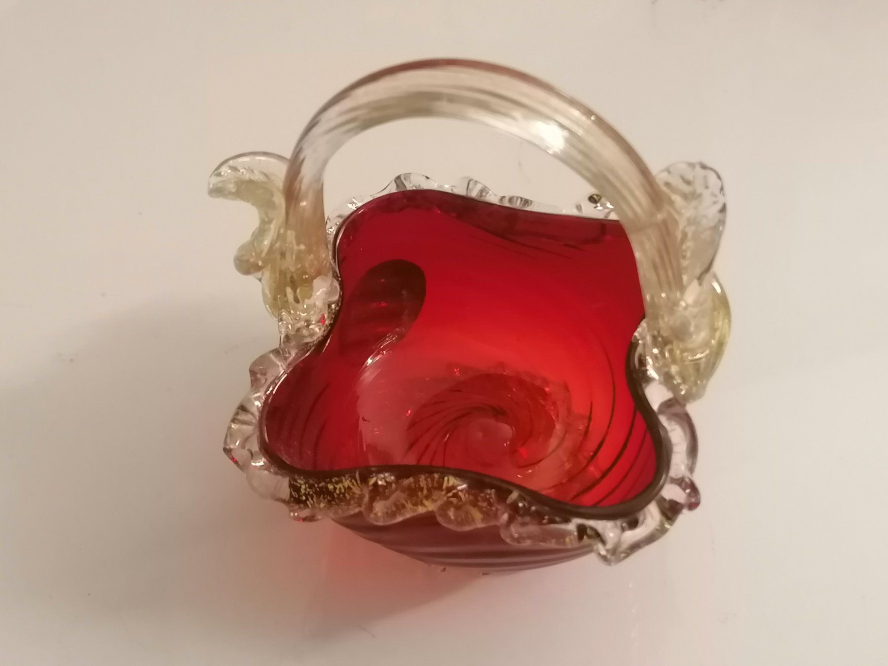 Murano Tutte le decorazioni: Murano Glas Korb – Usato da Basel venduto da vintagecollector 3