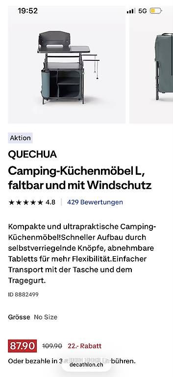 Cucine complete: Camping Küchenmöbel – Usato da Sarnen venduto da mrminit 4