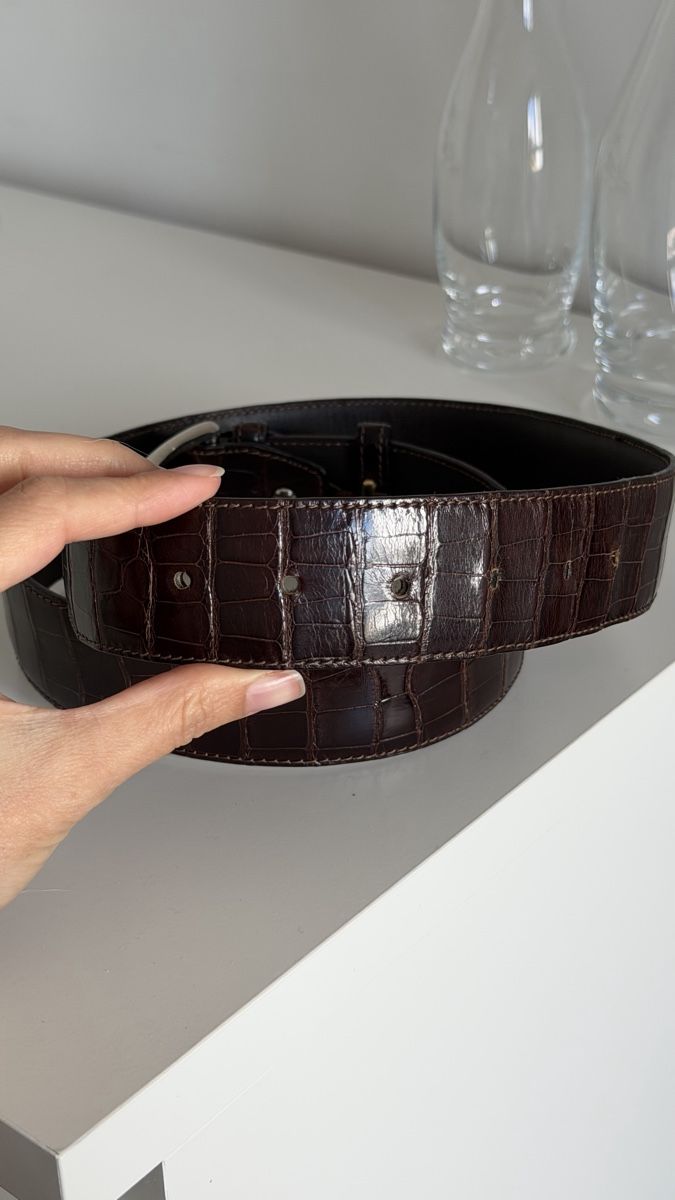Cinture: Leather belt  – Nuovo (secondo la descrizione) da Paradiso venduto da viorea 2