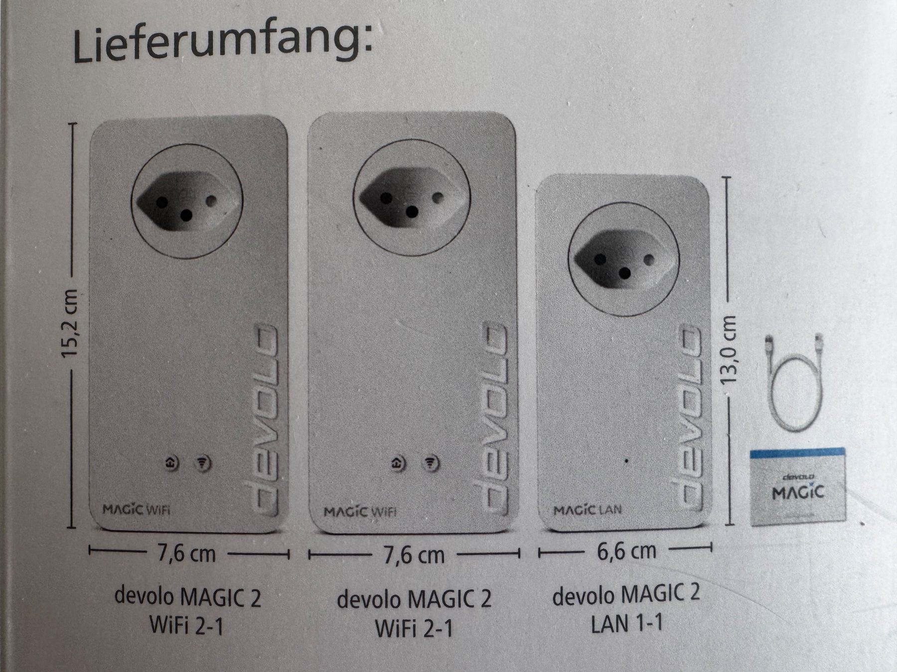 Devolo Laufwerke & Adapter: Devolo MAGIC 2 WiFi 2-1-3 Multirooom Kit – Gebraucht aus Muri b. Bern von karleu 1