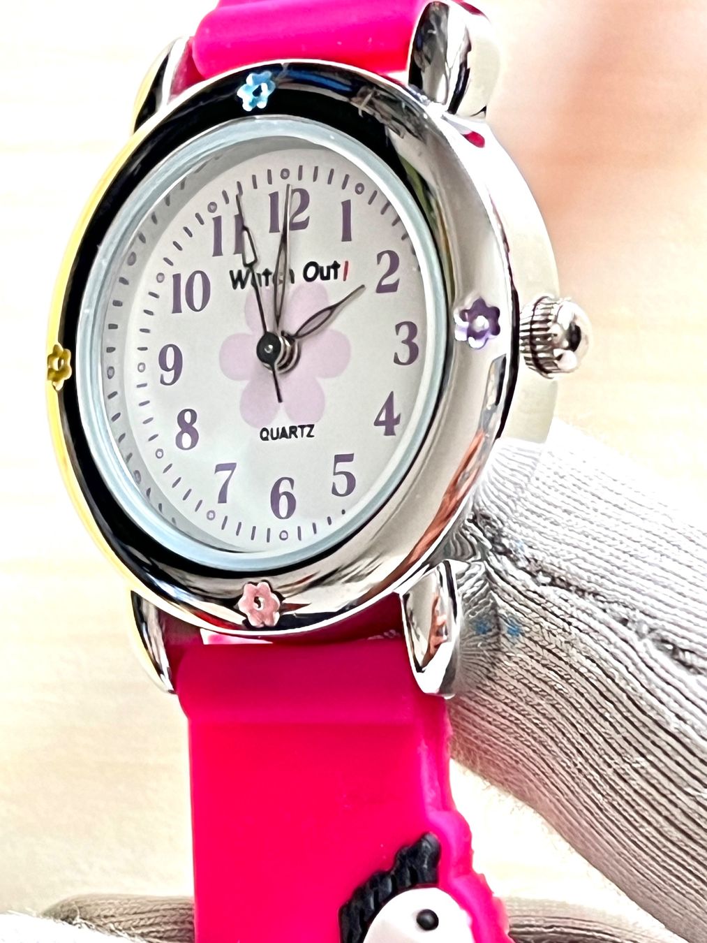 Orologi: Pinke Kinderuhr mit Pferden – Usato da Grenchen venduto da chththl 4