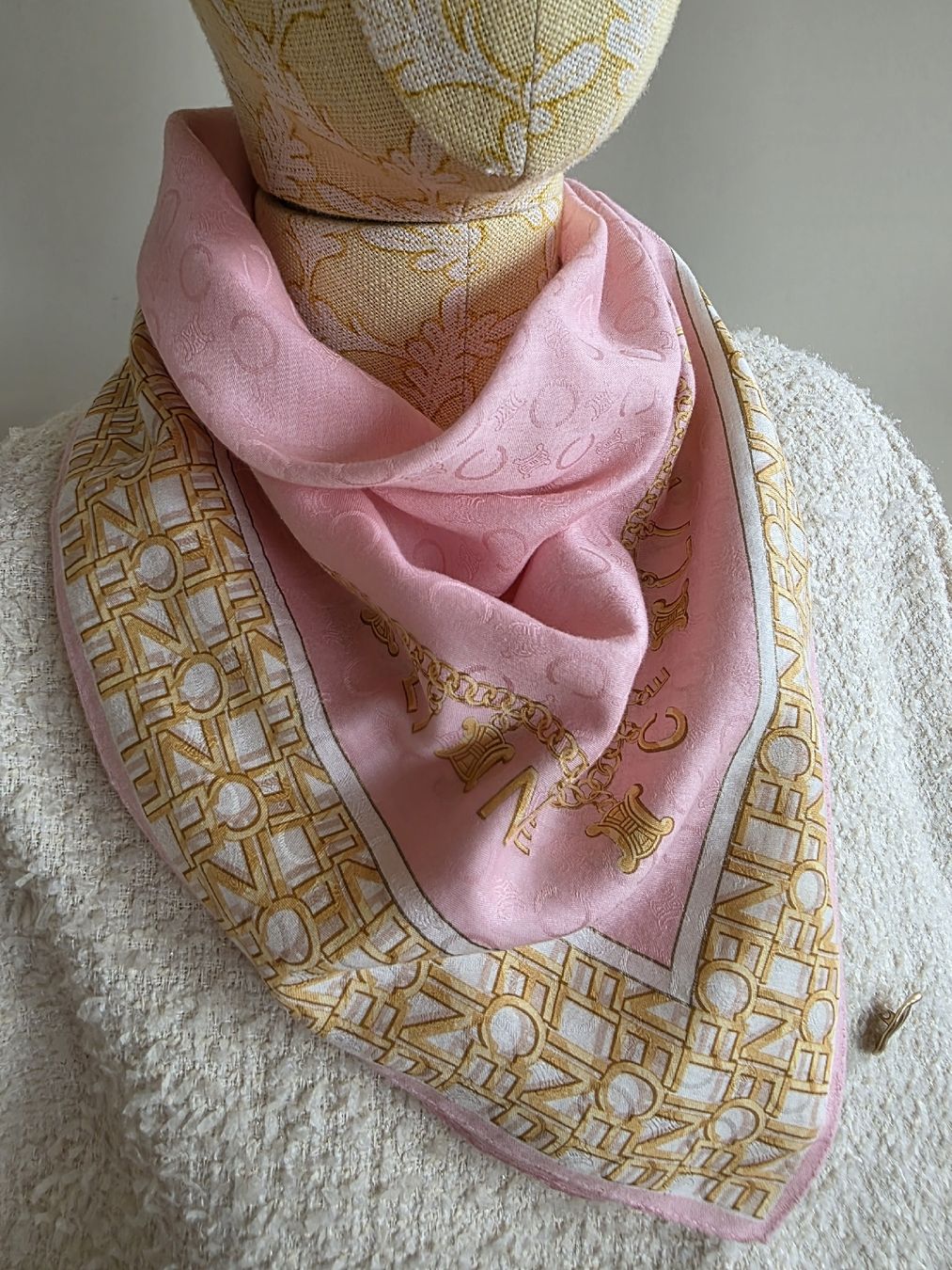 Celine Foulard & Sciarpe: Céline Baumwolltuch 58 × 58 cm – Nuovo (secondo la descrizione) da Zürich venduto da LIMAR 2
