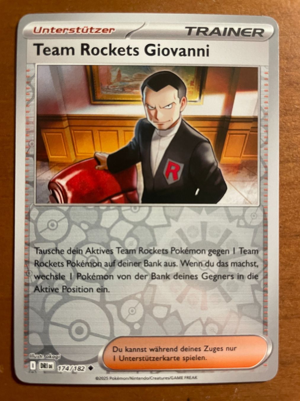 Pokémon Carte collezionabili: Pokemon Team Rocket's Giovanni Reverse (Versand gratis) – Nuovo (secondo la descrizione) da Chur venduto da Angerson