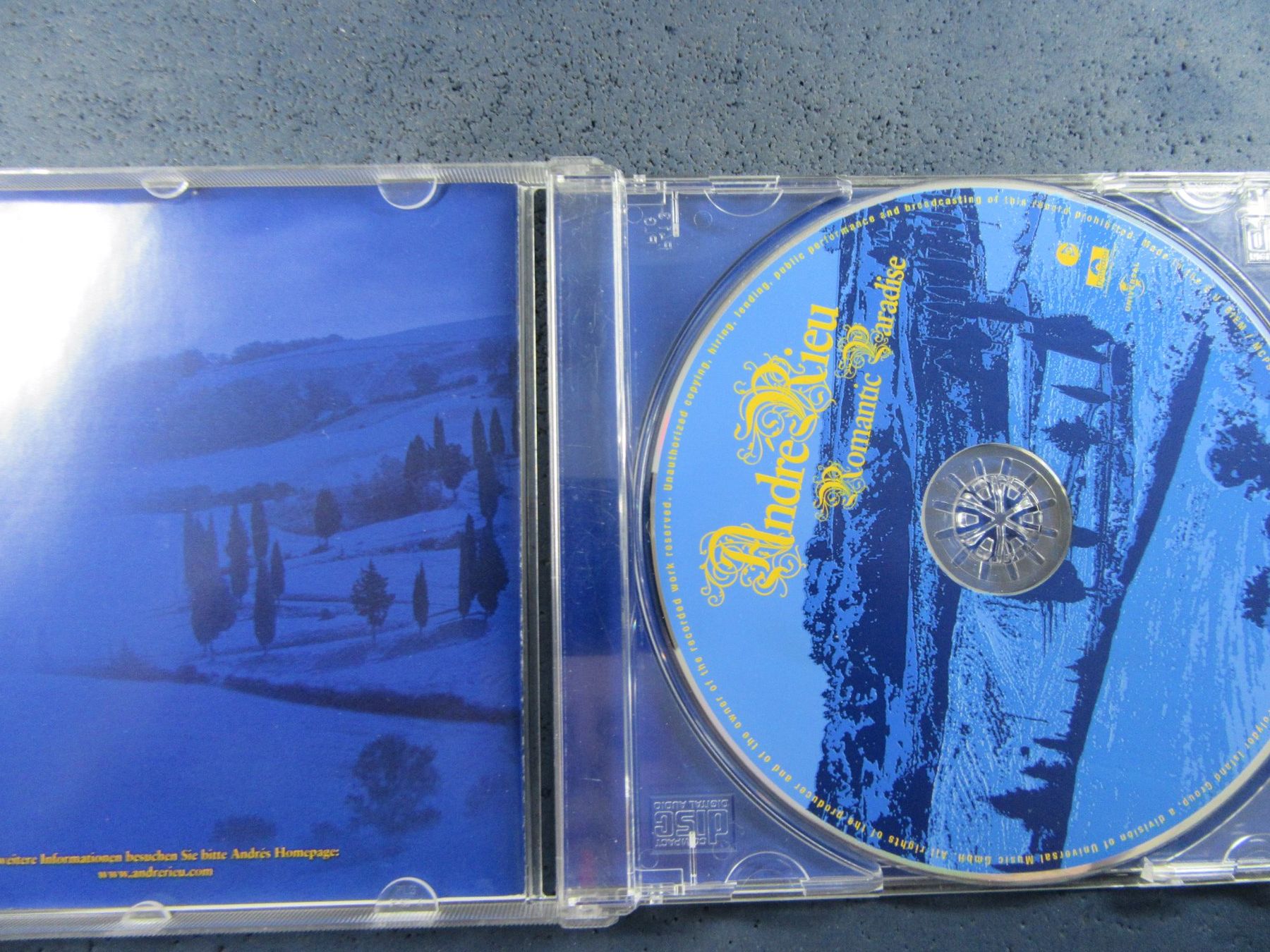 CD: ANDRE RIEU CD ROMANTIC PARADIES – Usato da Ettingen venduto da Hausi4711 2