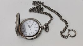Taschenuhr mit Kette, Bienenmotiv, Quarz (S8)