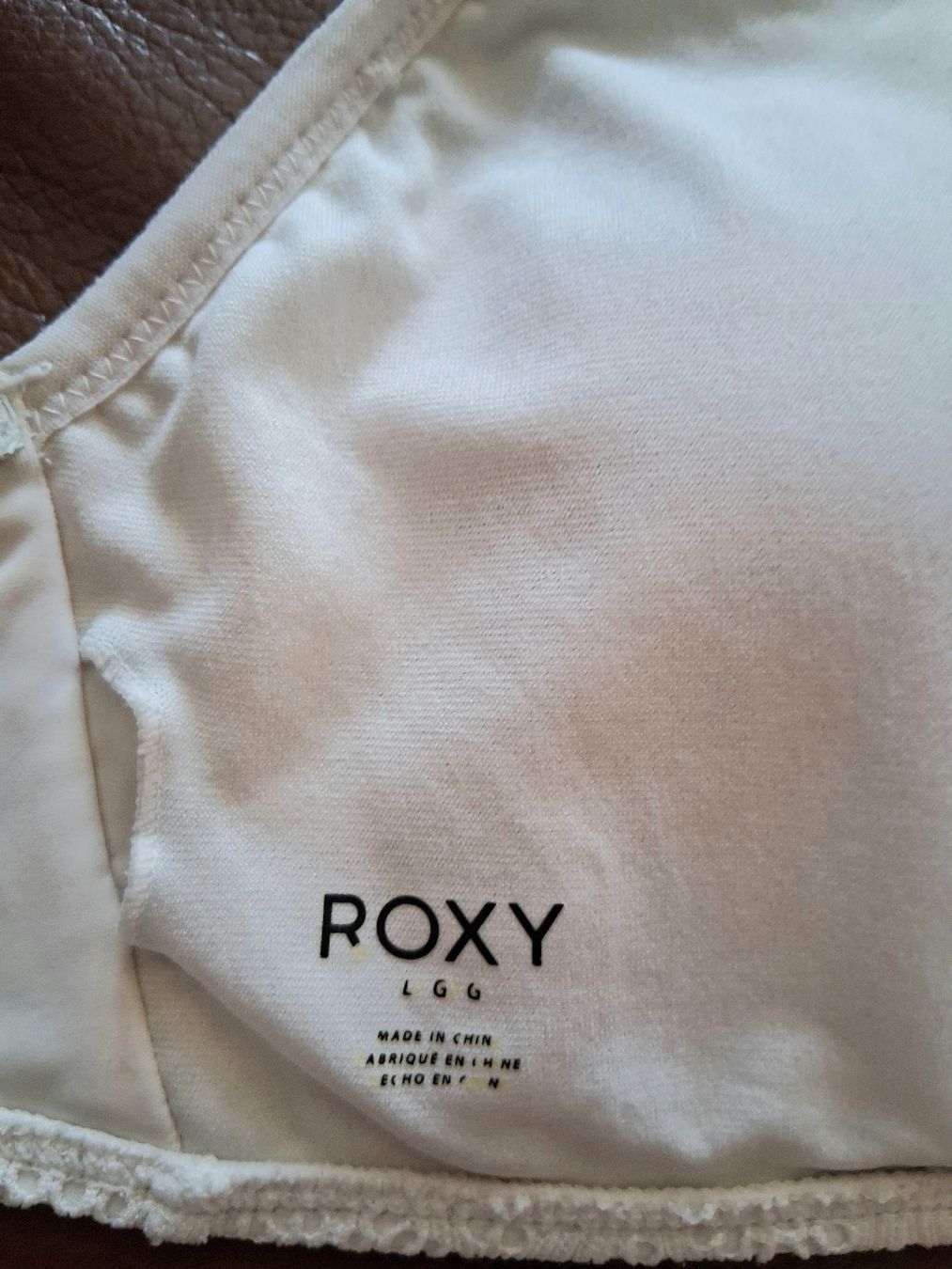 Roxy Costumi da bagno & Bikini: Roxy Bikini Oberteil Weiss Häkel-Look Gr. L – Nuovo (secondo la descrizione) da Tamins venduto da LisaMorpurgo 2