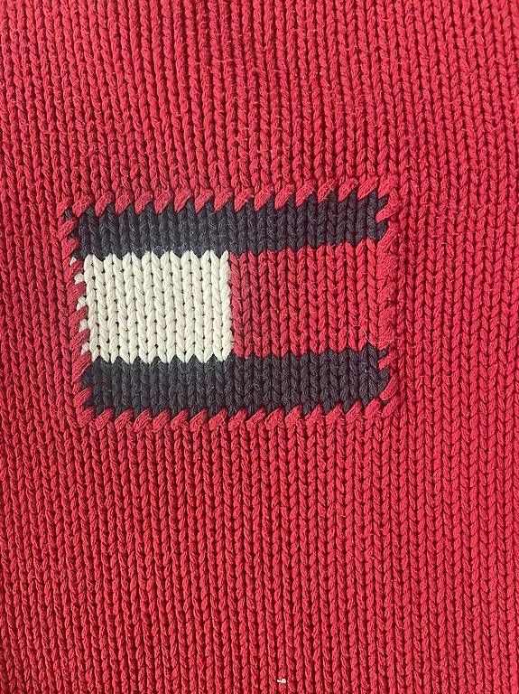 Pullover & Sweatshirts: Tommy Hilfiger pull rouge coton drapeau  – Gebraucht aus Troinex von nadinebmichaelson 3