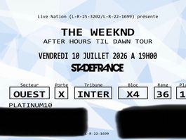 The Weeknd Konzert Paris 10.Juli