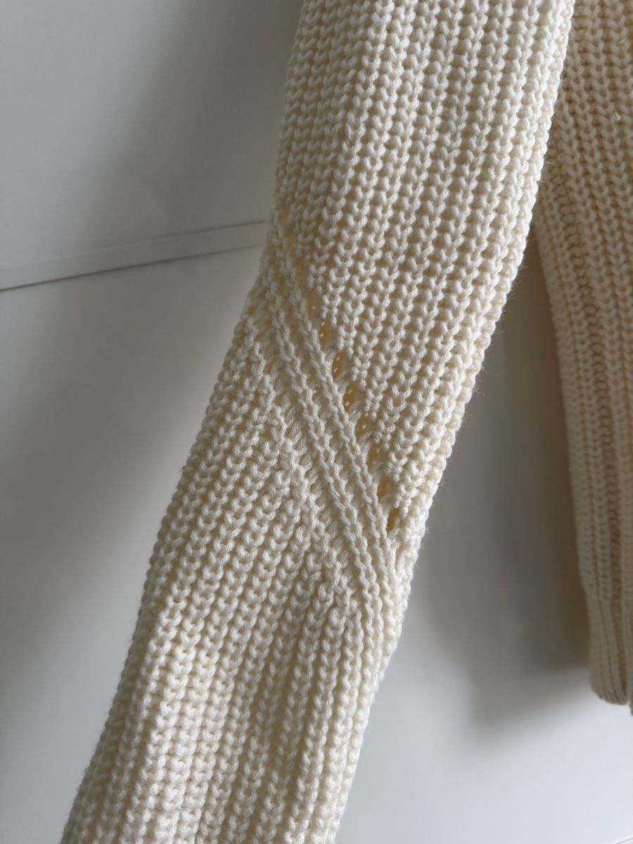 Sandro Maglioni & Felpe: Sandro Paris Strickpullover 100% Wolle Cremeweiss Gr. 2 – Nuovo (secondo la descrizione) da Winterthur venduto da marisole4 2