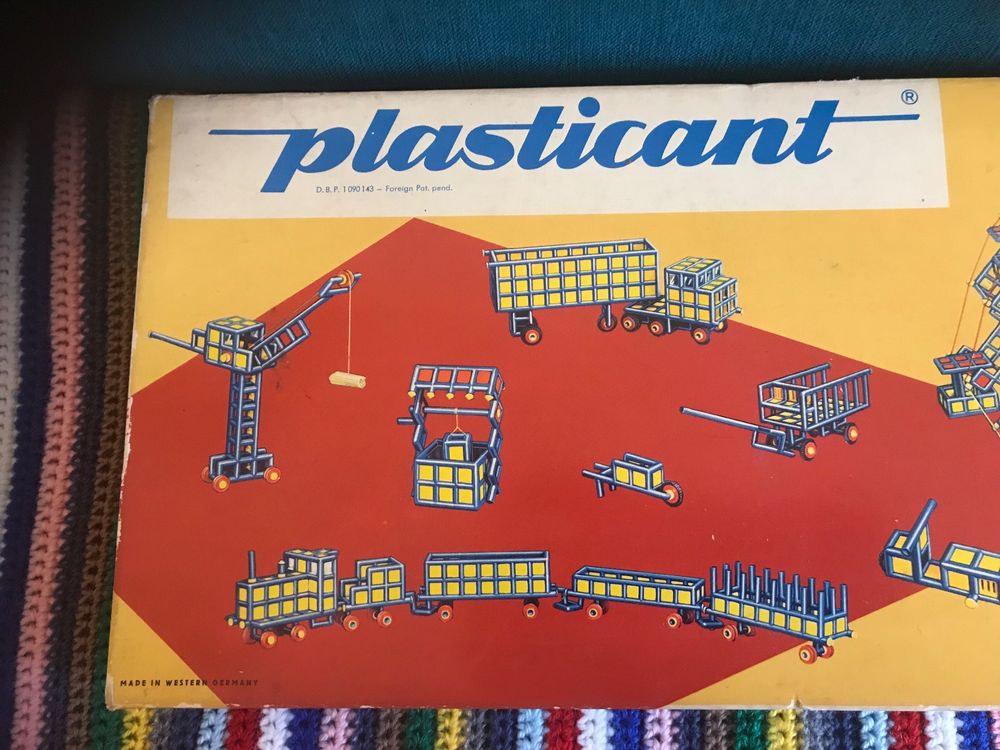 Vintage Plasticant Baukasten/ Steckkasten lV 60iger Jahre | Kaufen auf ...