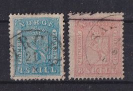 Norwegen 1863:  4 + 8 Skill