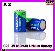 CR2 3V 850mAh Lithium 2 X Batterie