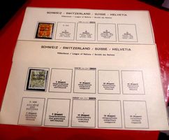 CH- -Marken mit Ueberschrift  3 C+ Landsch.5 C Tell Knabe  o