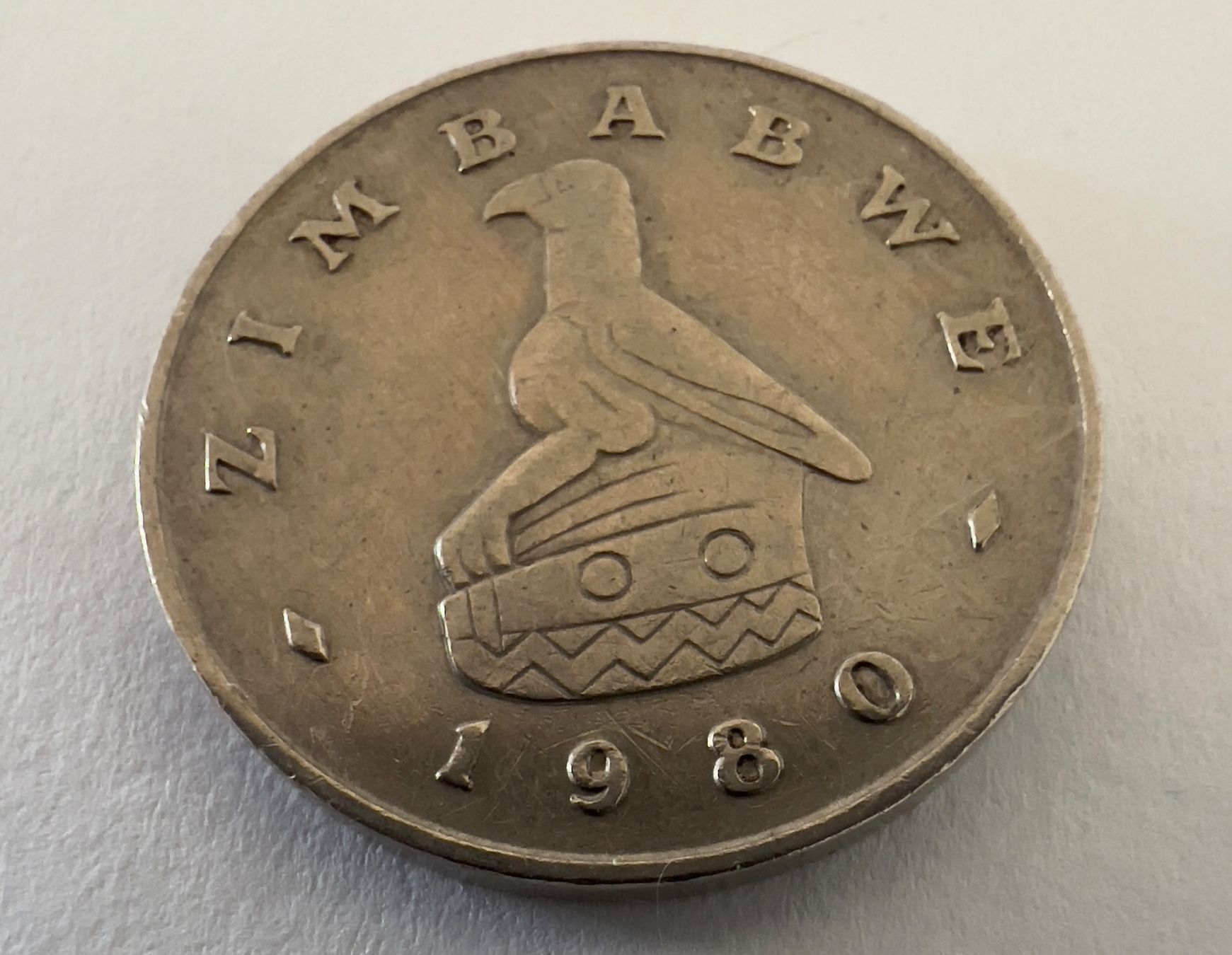 Tutti le monete: Simbabwe 20 Cent 1980 – Usato da Adliswil venduto da 0ml4t