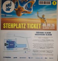 2 Stehplatztickets Energy Air - 05.09.2026 Luzern
