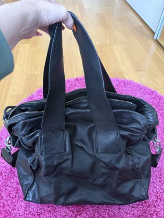 Liebeskind Berlin Handtasche Leder Schwarz Zustand Gut