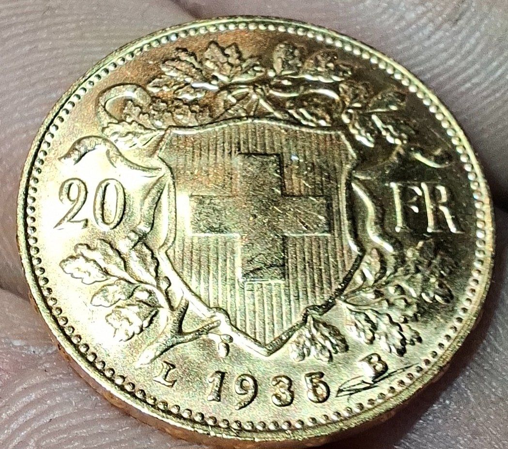 Tutti le monete: Goldvreneli 1935 L / B  – Usato da Balgach venduto da SIMEON27 9