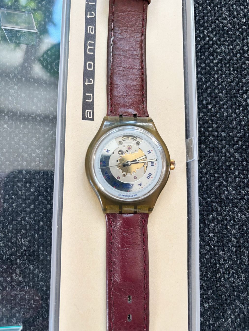 Swatch Uhren: Swatch Automatic RUBIN – Gebraucht aus Zürich von vitty 1
