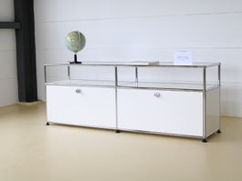 USM Lowboard in Reinweiss, Lieferung & Umbau möglich