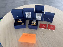 Swarovski Zug setPersonenwagen, Güterwagen und Lok 2003