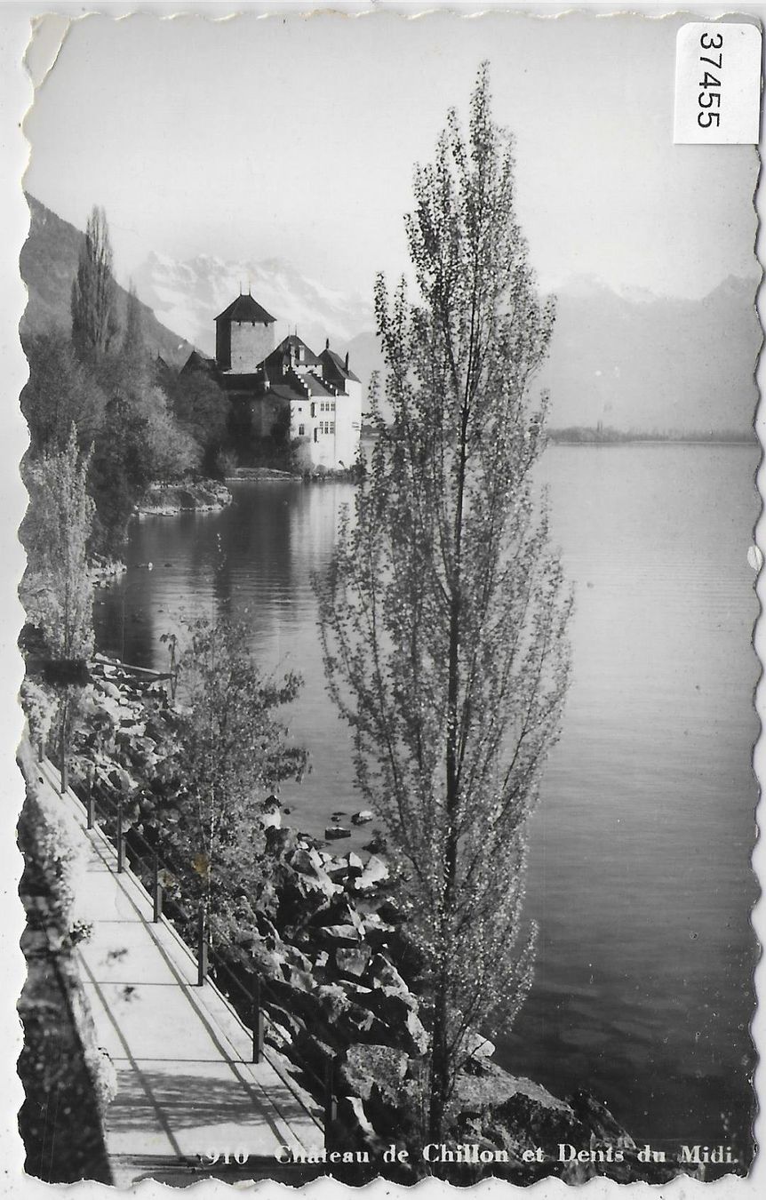 Cartoline postali: Chateau de Chillon et Dent du Midi – Usato da Ettingen venduto da Kartenplanet