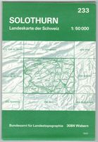 Landkarte Solothurn 1982