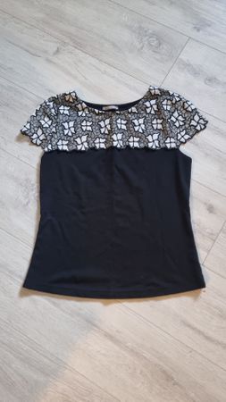 Elegantes Damen Shirt mit Spitze Grösse 38 Orsay