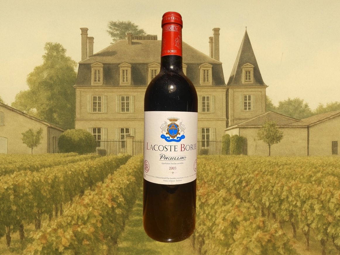 Vino: Lacoste Borie 2003, Pauillac – Nuovo e nell'imballaggio originale da Muttenz venduto da exclusive_wines